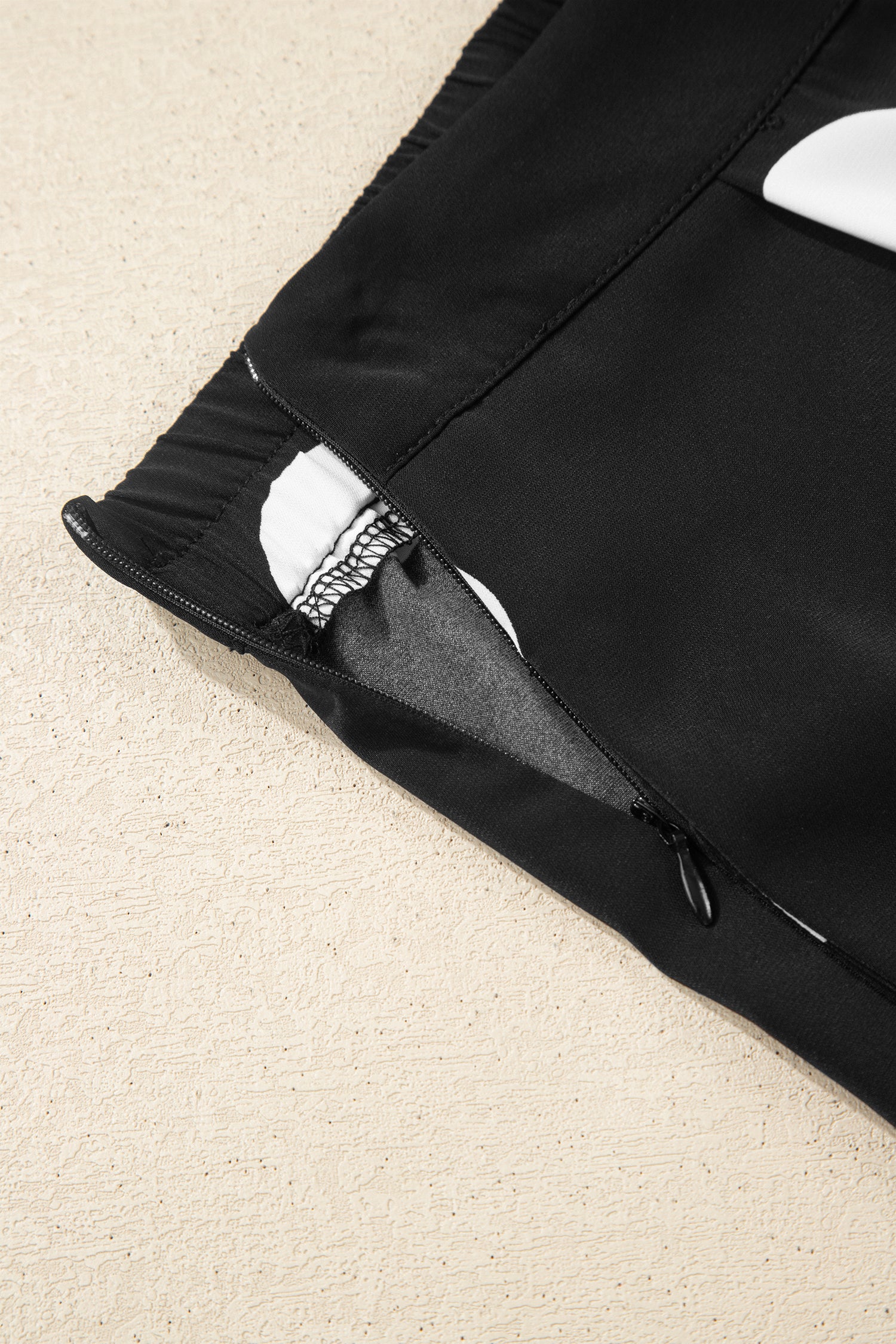 Black Polka Dot Print Pleated Round Neck Tank Casual Wide Leg Two-Piece Outfit