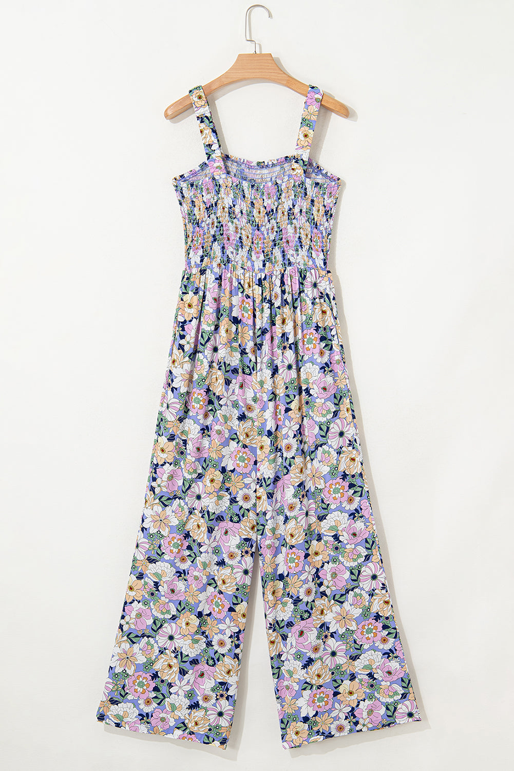 Flowy Wide Leg Floral Jumpsuit