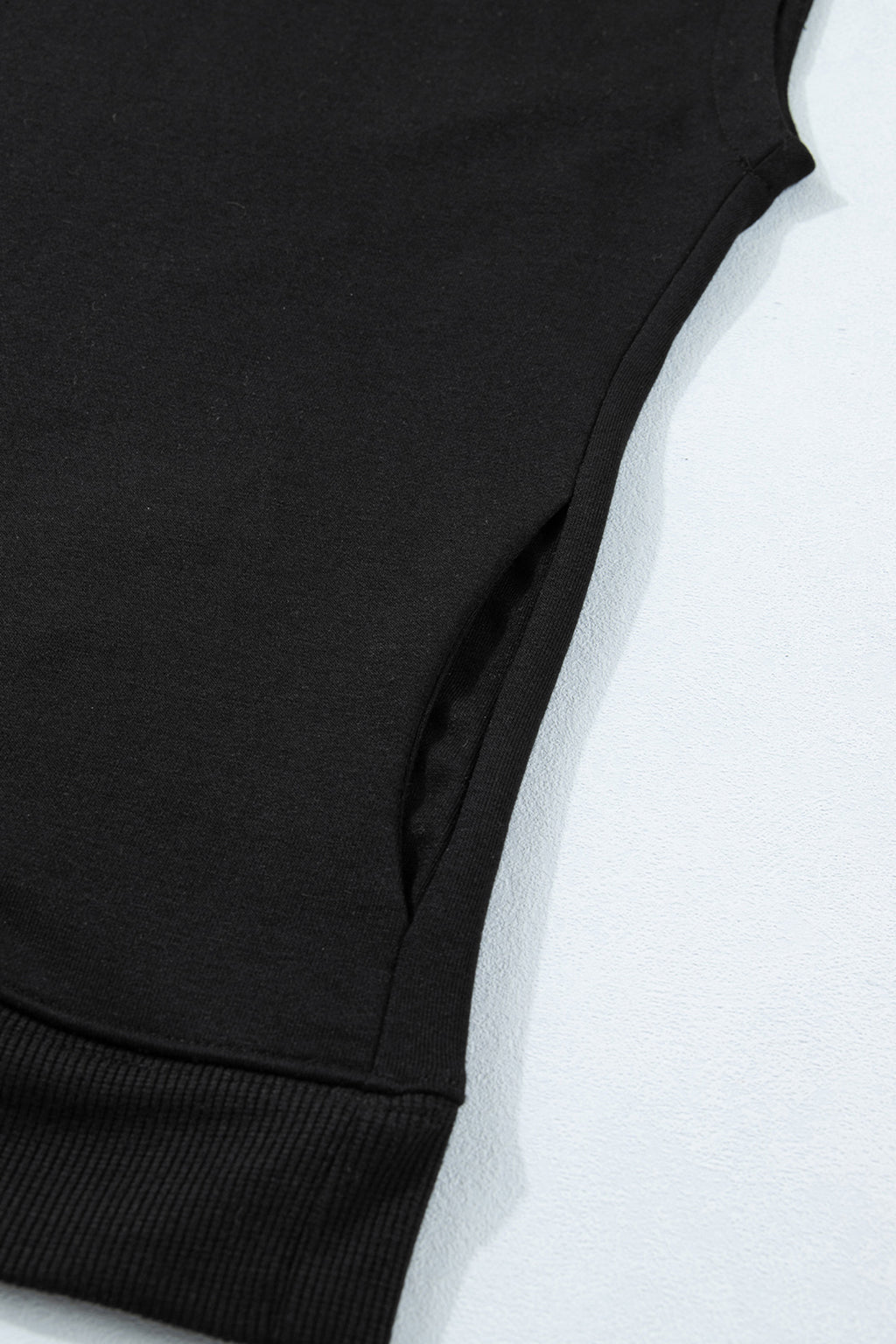 High Neck Cap Sleeve Loose Top