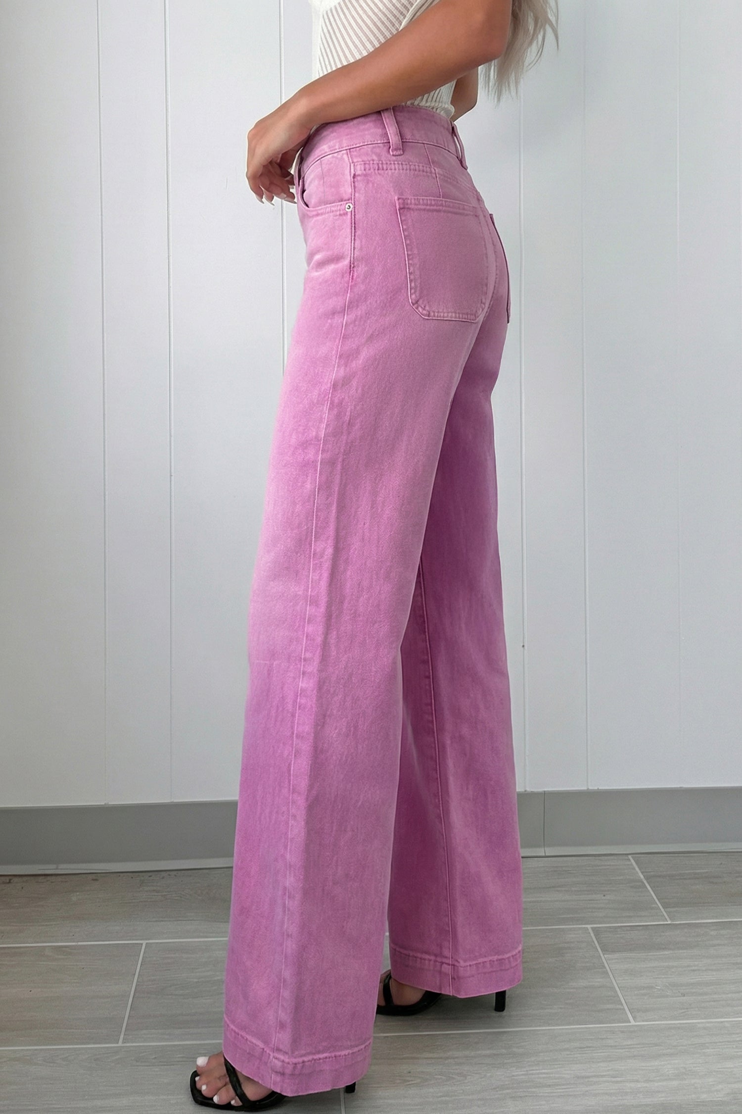 High Waist Wide Leg Jean
