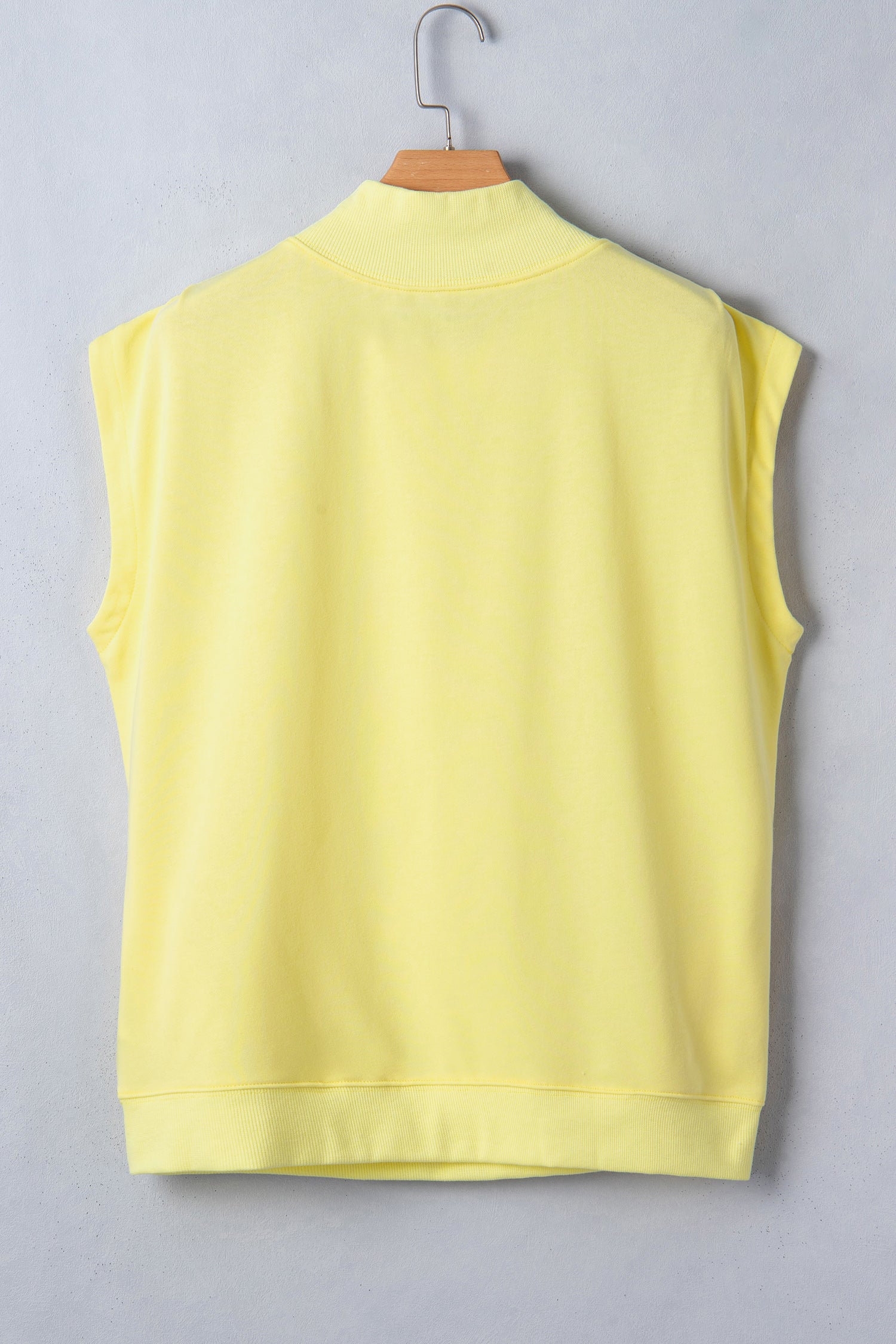 High Neck Cap Sleeve Loose Top