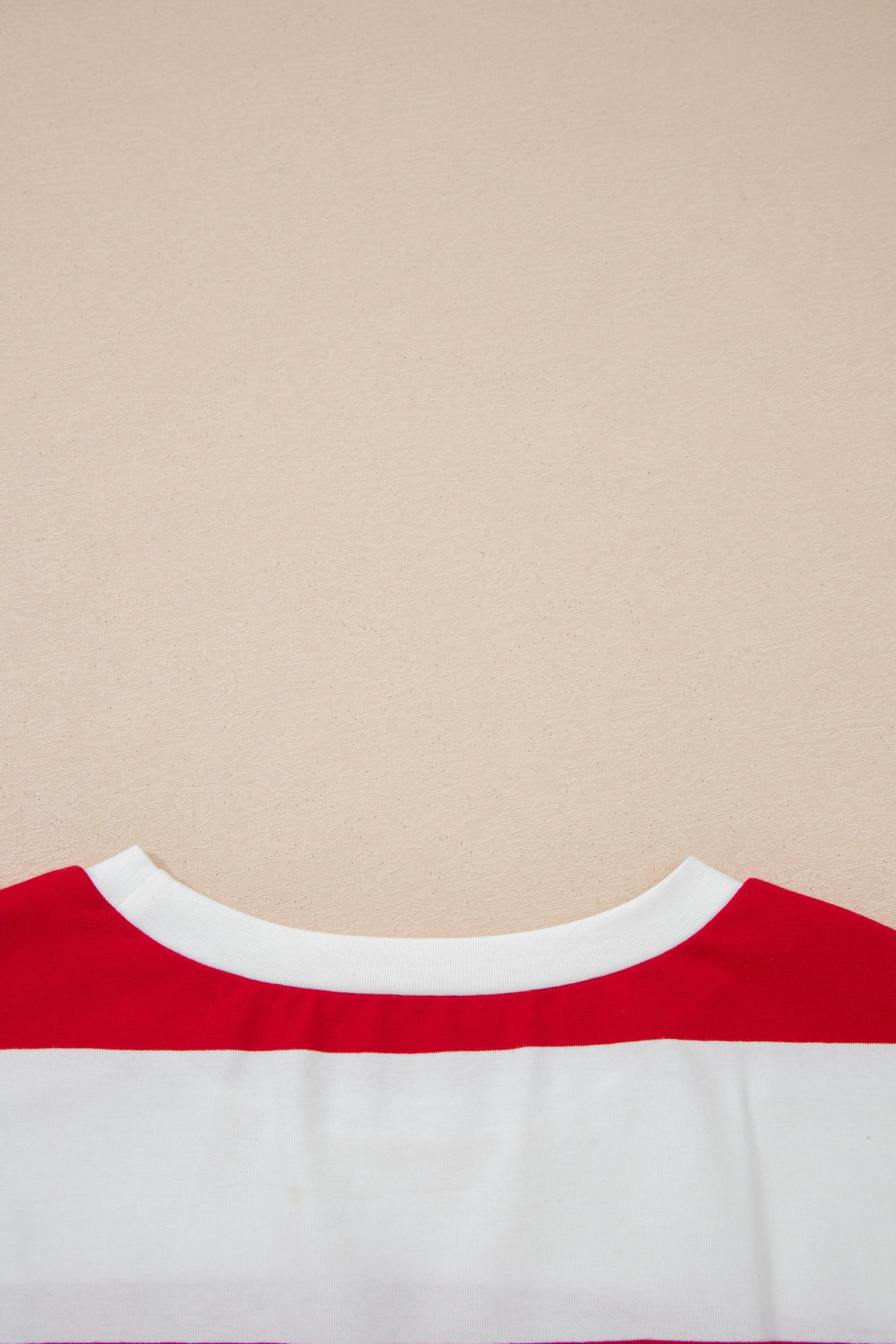 Striped Color Block Oversize Tunic Tee