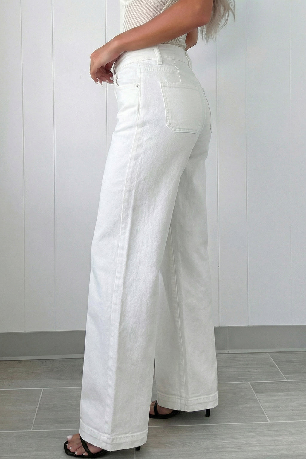 High Waist Wide Leg Jean