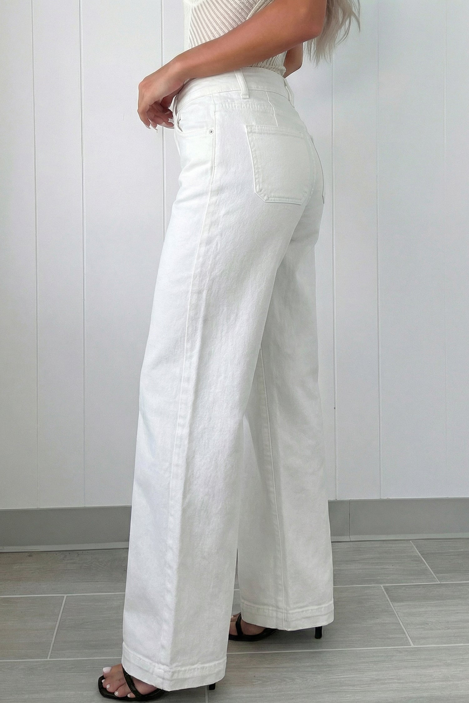 High Waist Wide Leg Jean