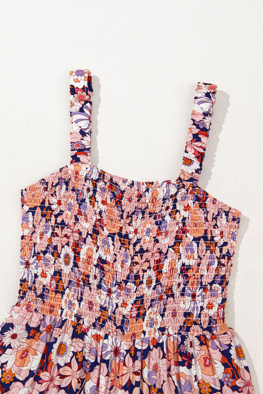 Flowy Wide Leg Floral Jumpsuit