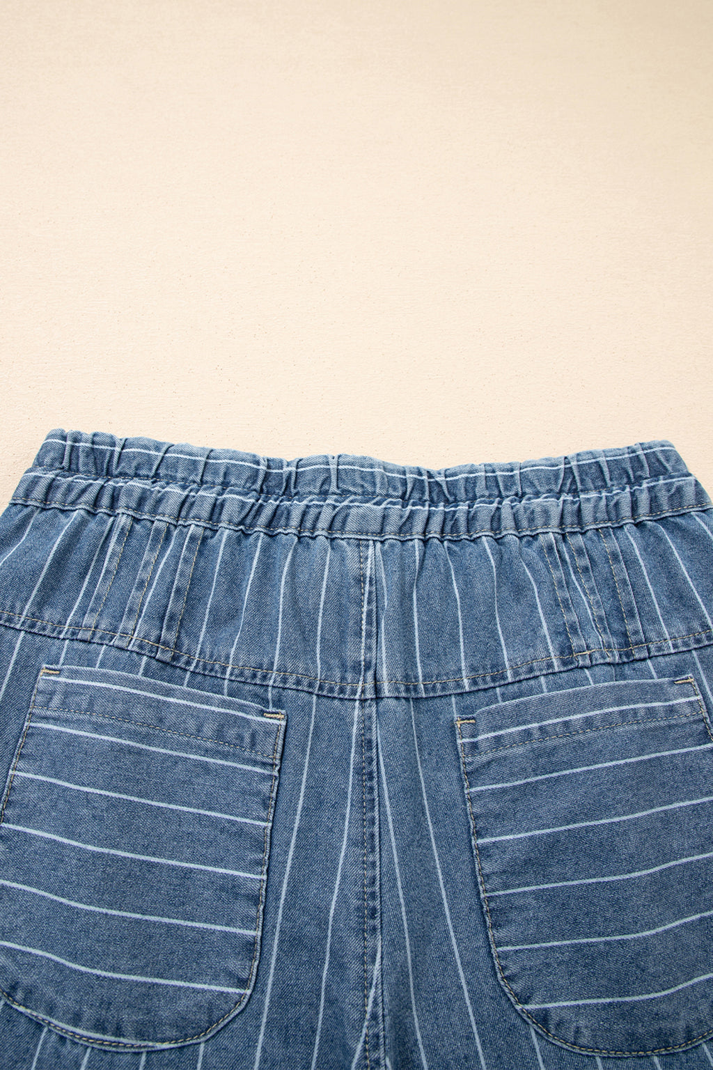 Drawstring Wide Leg Jeans