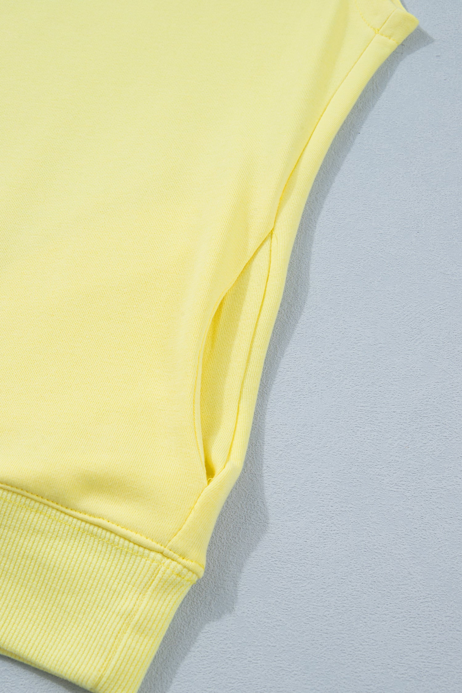 High Neck Cap Sleeve Loose Top