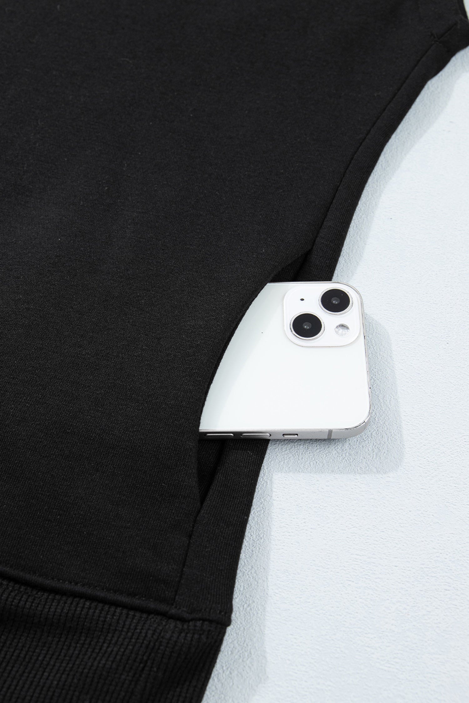 High Neck Cap Sleeve Loose Top