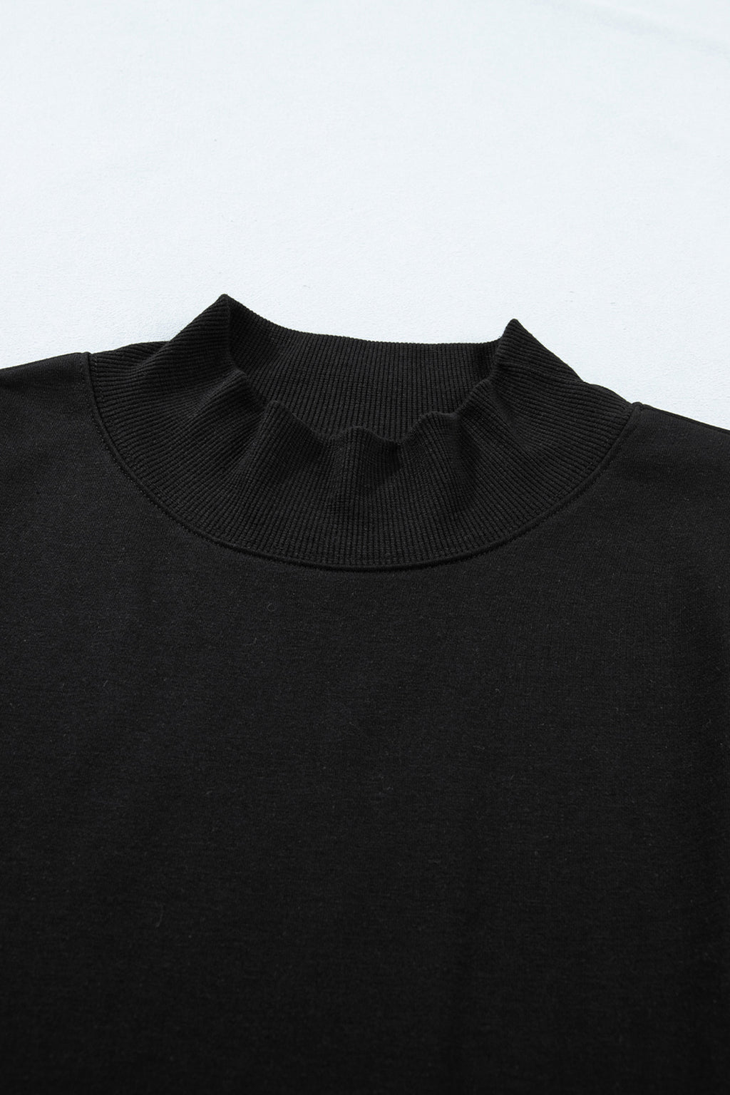 High Neck Cap Sleeve Loose Top