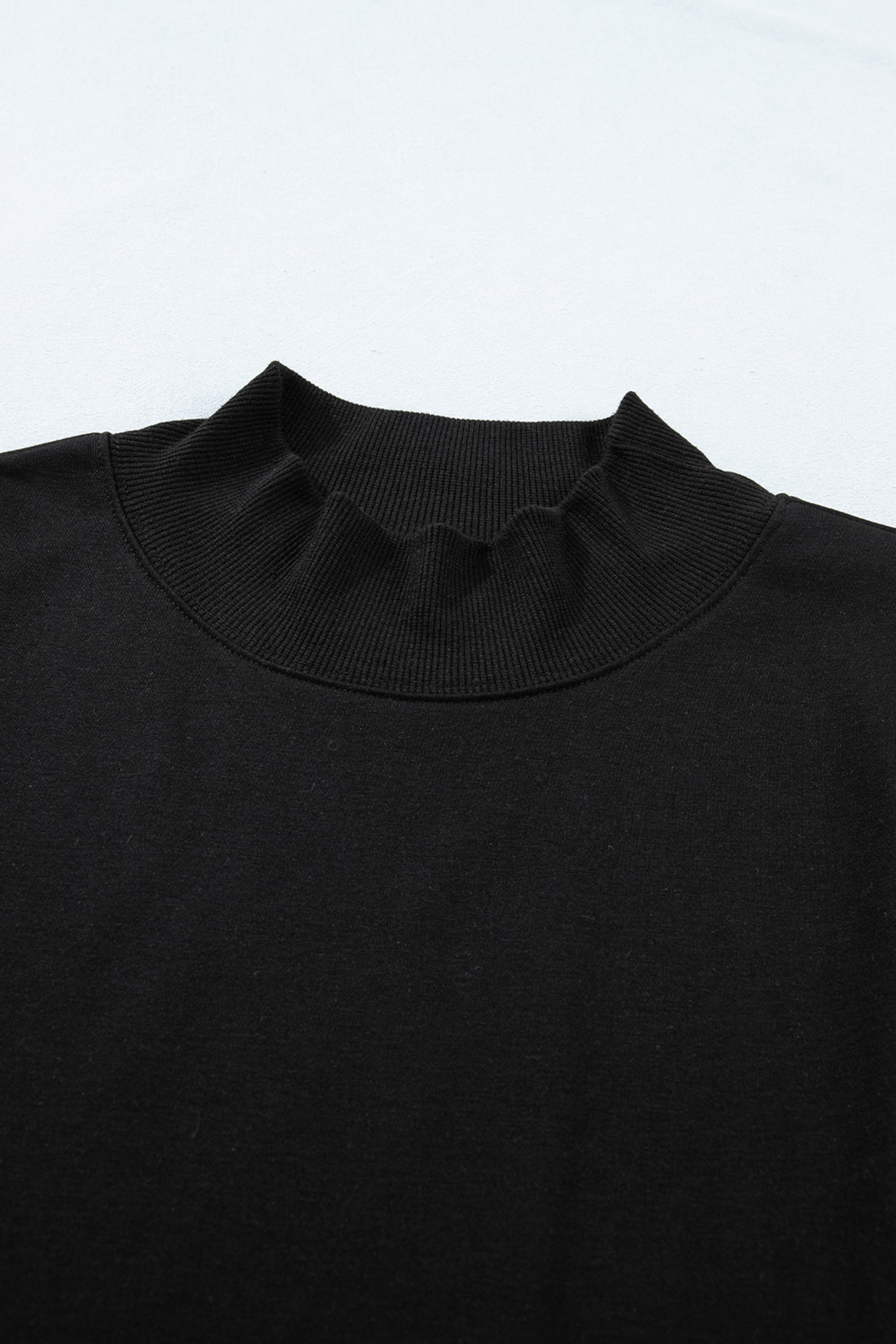 High Neck Cap Sleeve Loose Top