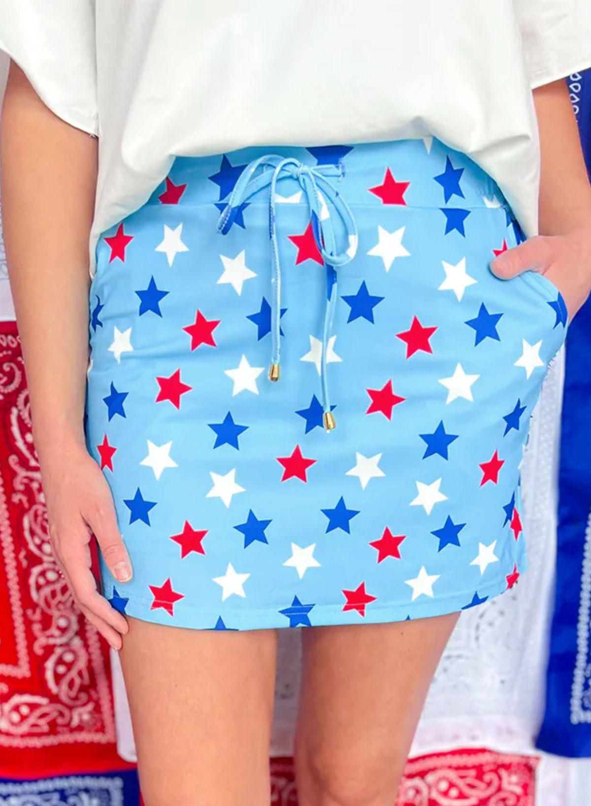 Patriotic Performance  Mini Skort