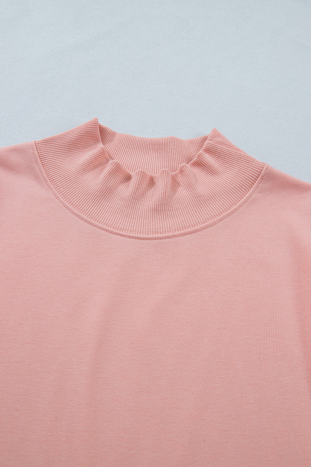 High Neck Cap Sleeve Loose Top