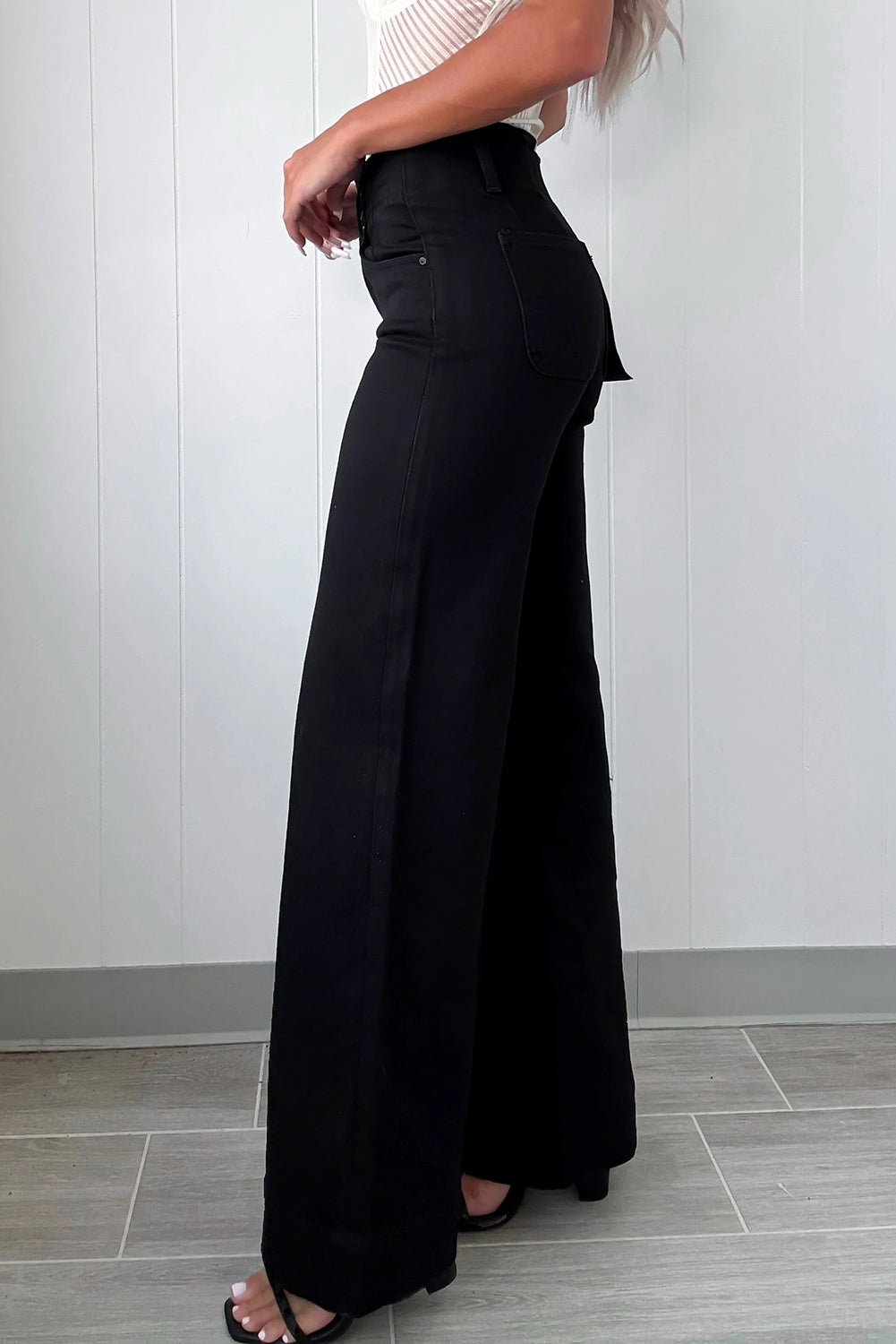 High Waist Wide Leg Jean
