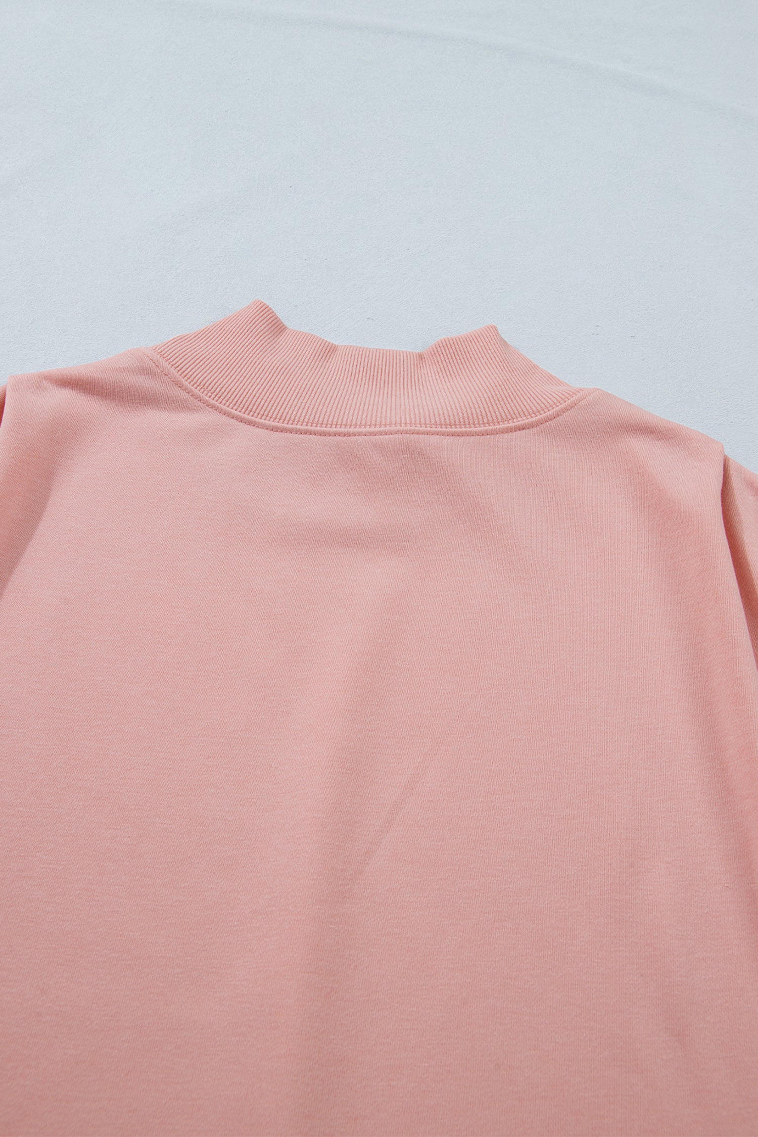 High Neck Cap Sleeve Loose Top
