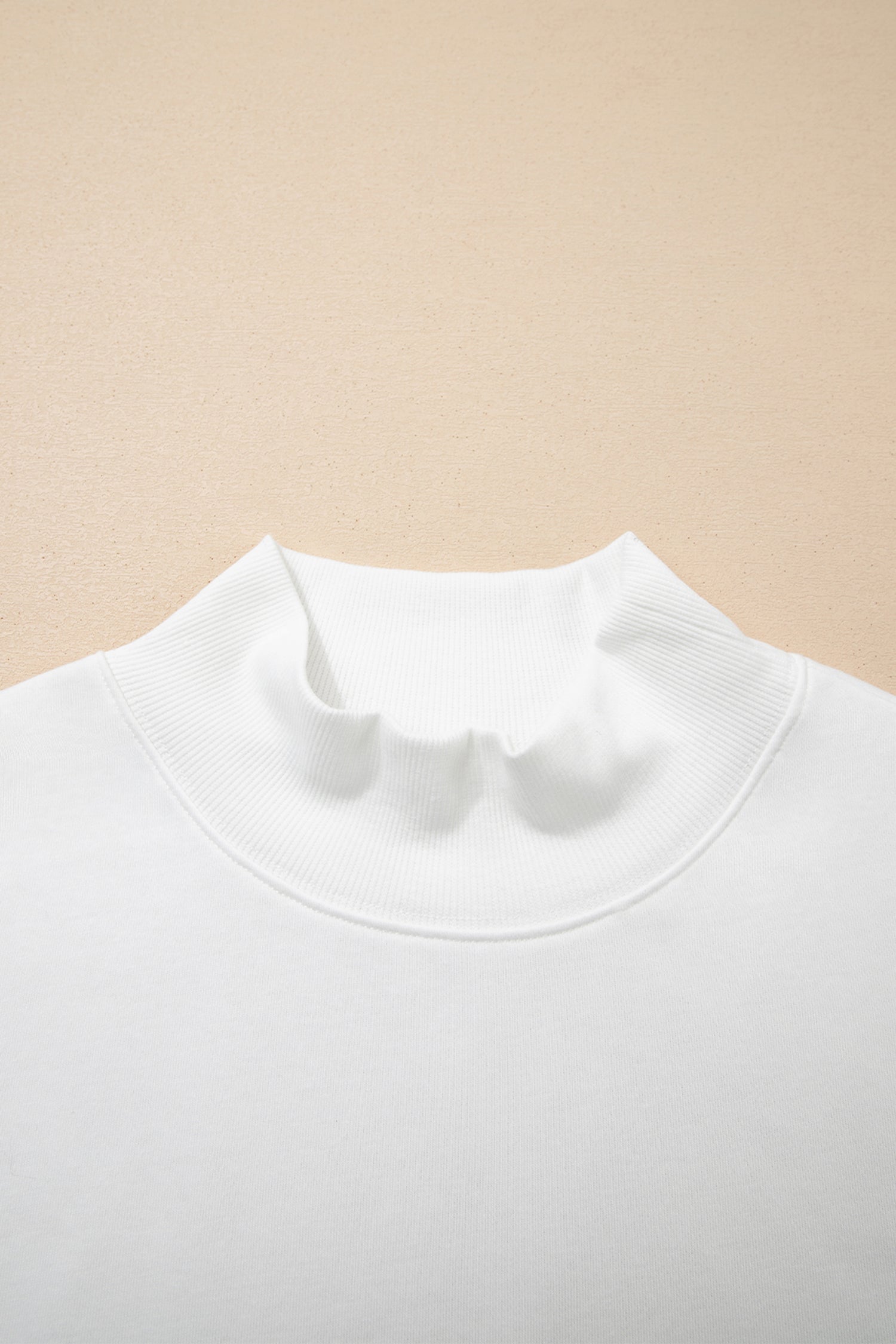 High Neck Cap Sleeve Loose Top