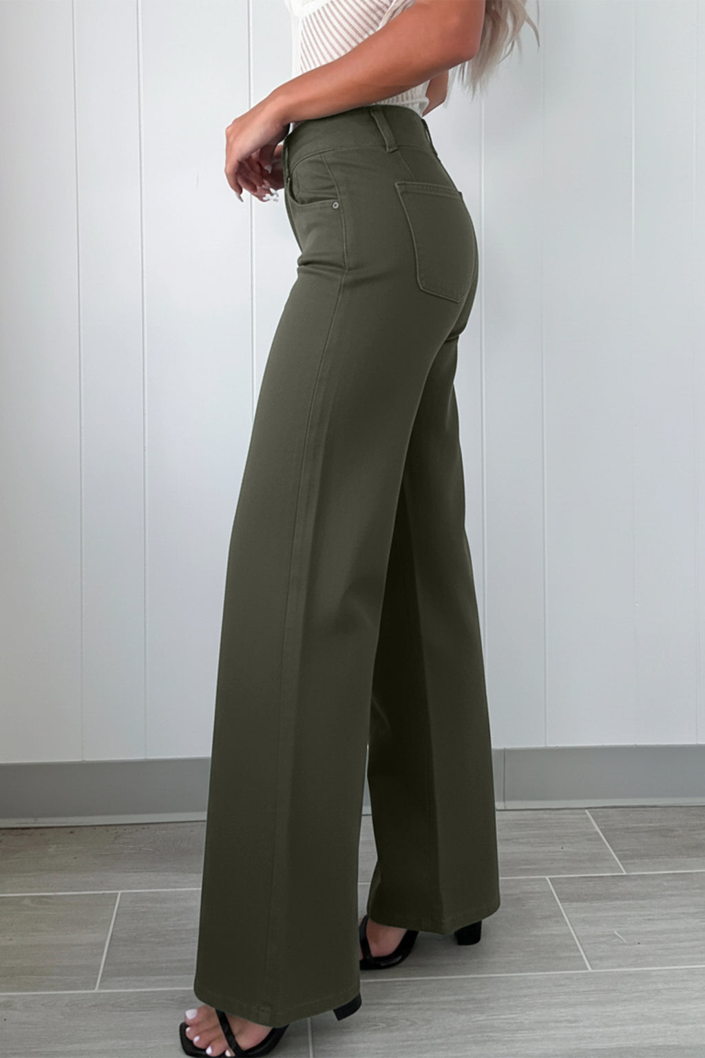 High Waist Wide Leg Jean