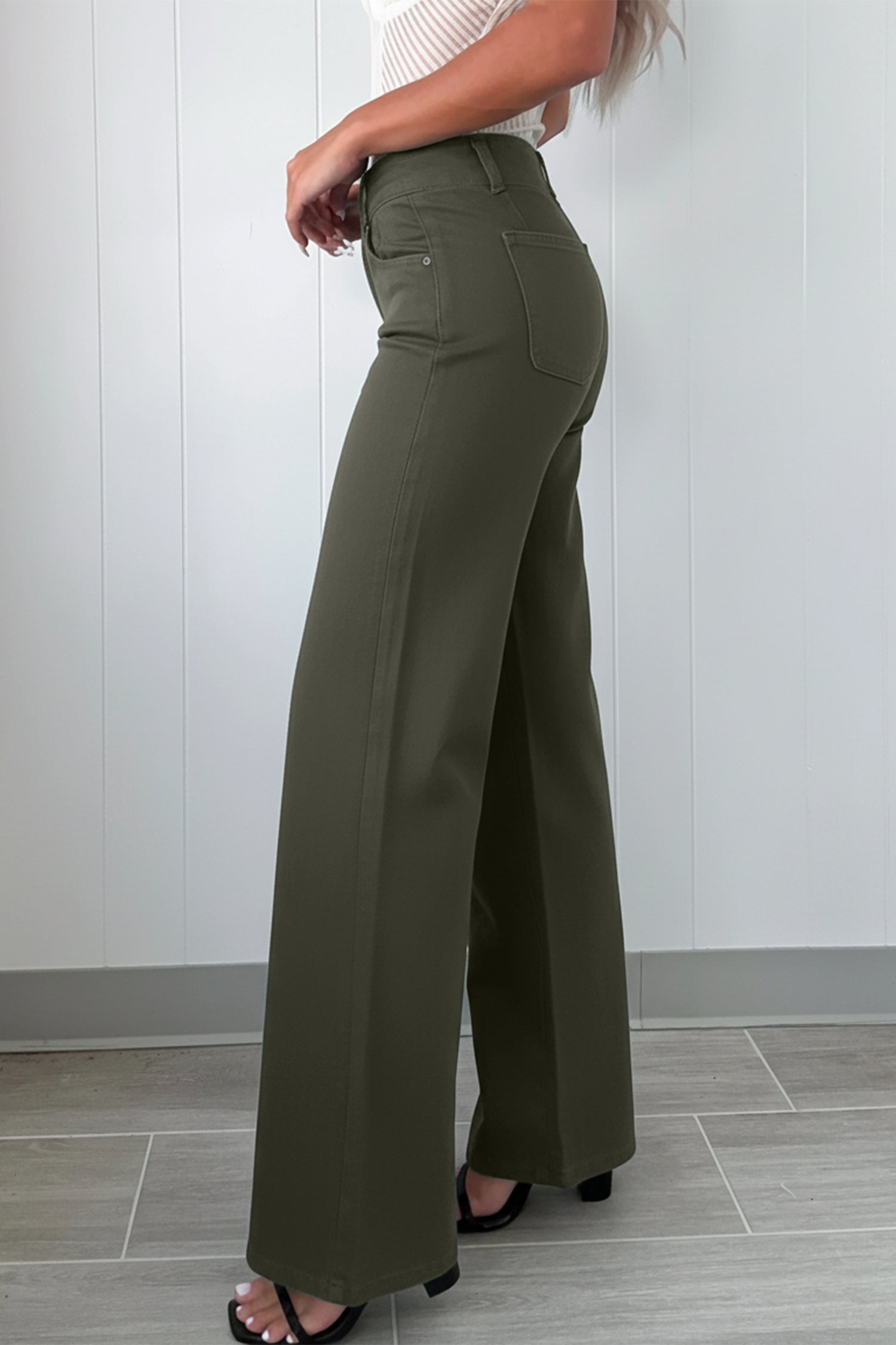 High Waist Wide Leg Jean